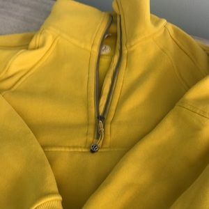 Lululemon cropped scuba oversized Half-zip funnel neck sweatshirt